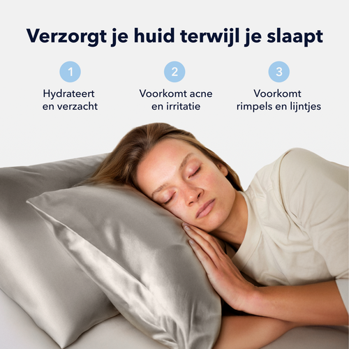 2x Luxe Zijden Kussensloop