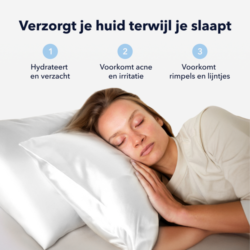 2x Luxe Zijden Kussensloop